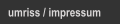 umriss / impressum